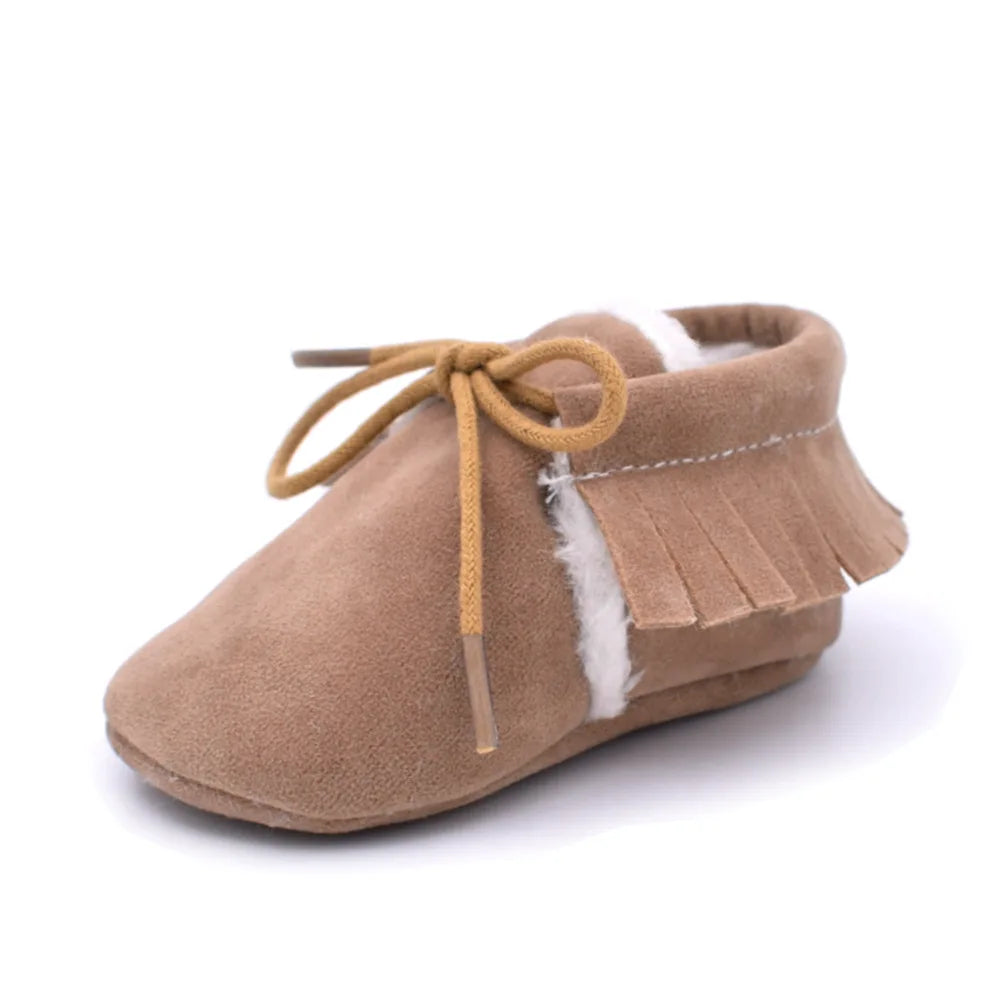 Mocassin Pour Bébé Marron
