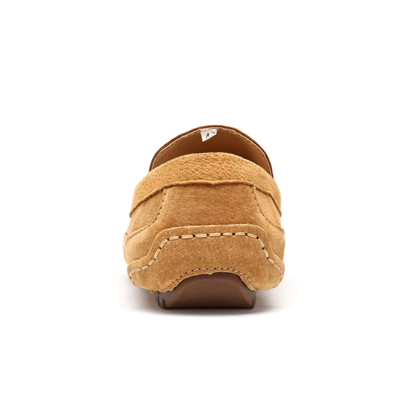 Mocassin Daim Camel Homme Chic