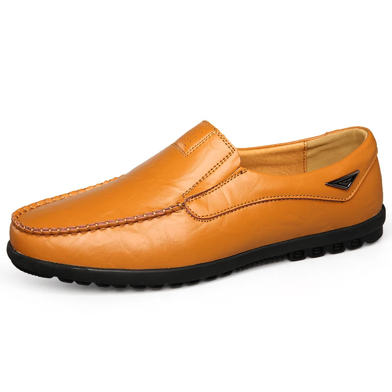 Mocassin Homme Cuir Couleur Camel