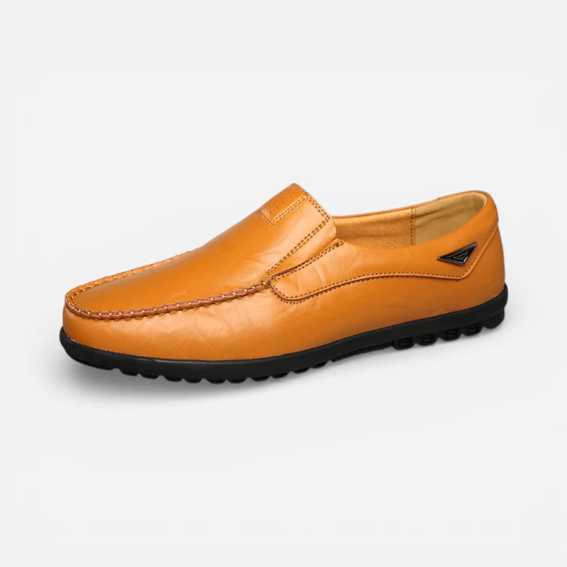 Mocassin Homme Cuir Couleur Camel