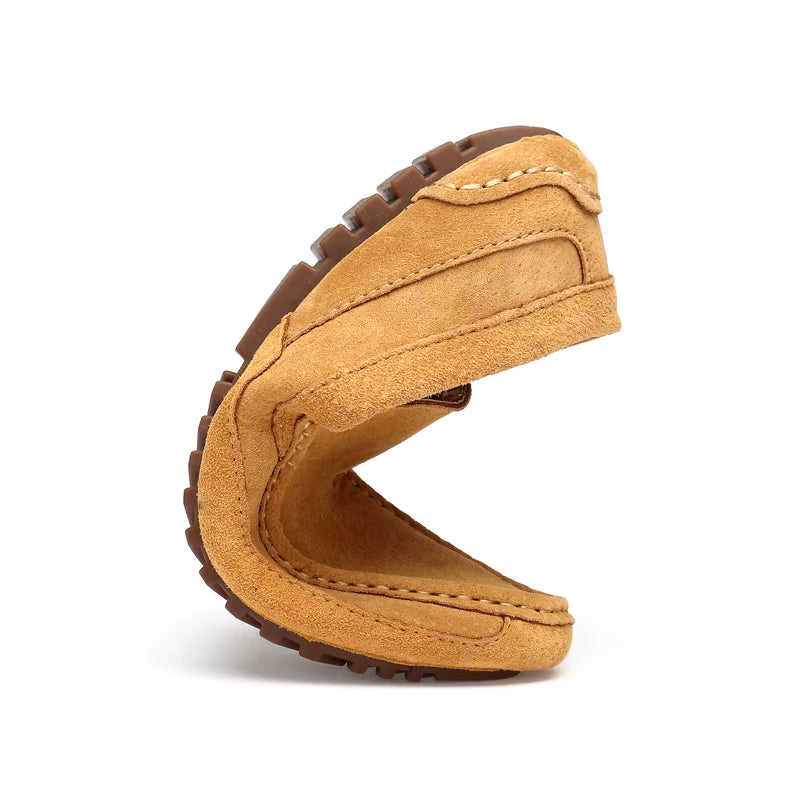 Mocassin Daim Camel Homme Chic