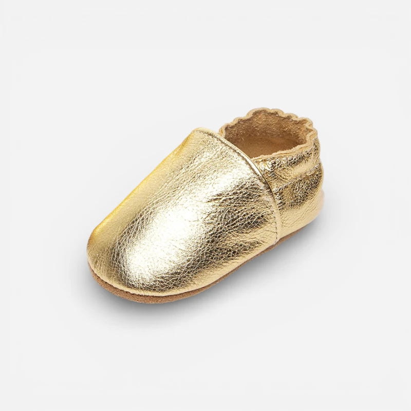 Mocassin Bébé Doré