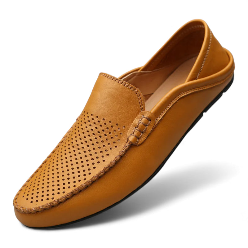 Mocassin Homme Camel Cuir