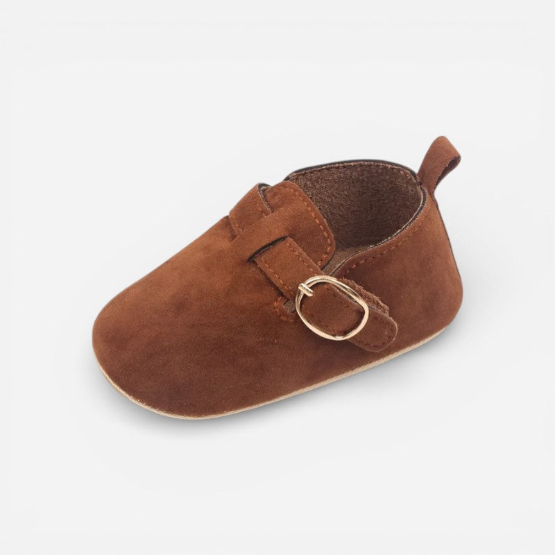 Mocassin Bébé Daim Marron