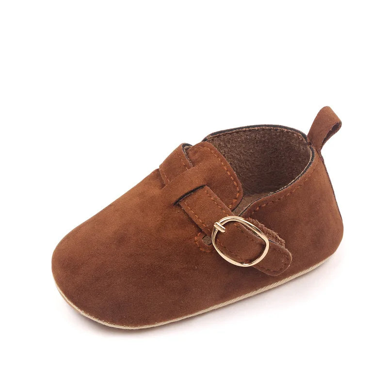 Mocassin Bébé Daim Marron