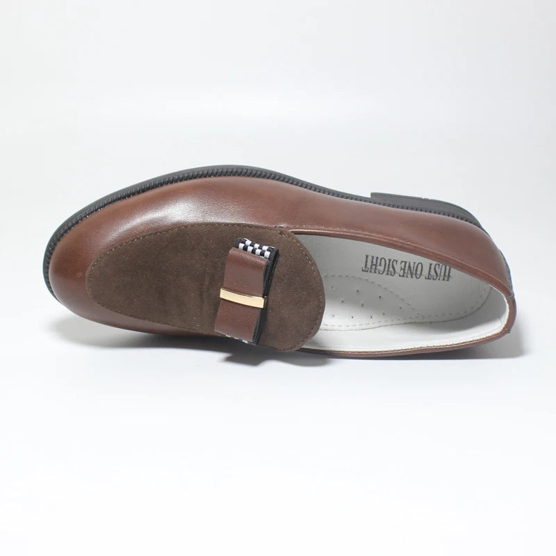 Mocassin Pour Garçon Marron