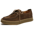 Mocassin Homme Marron en Daim Semelle Épaisse Confort Casual Chic