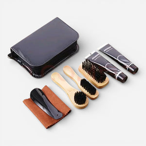 Pack Entretien Mocassin Complet – Nettoyage, Brillance & Protection Cuir / Daim