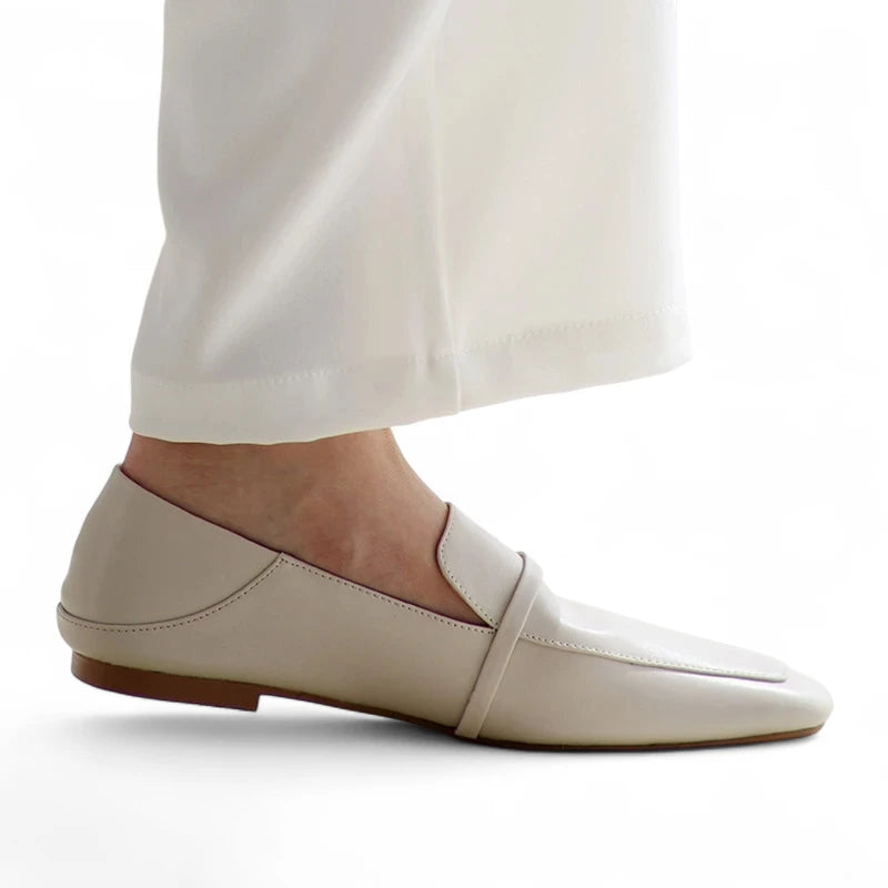 Mocassin Crème Femme