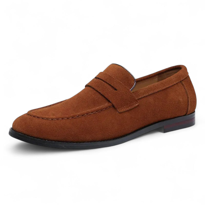 Mocassin Daim Homme Marron