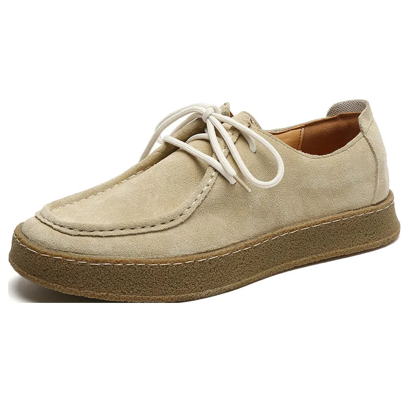 Mocassin Homme Nubuck Beige