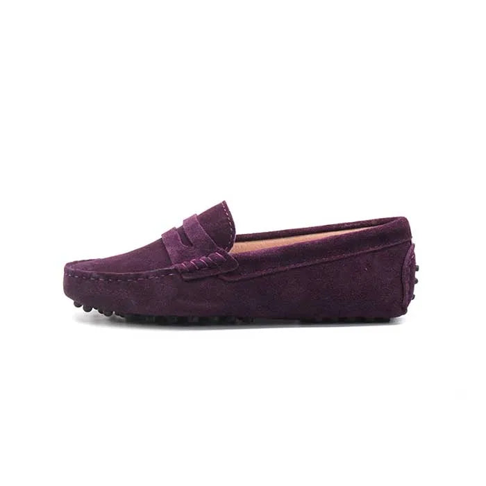Mocassin Pour Femme Violet Bateau