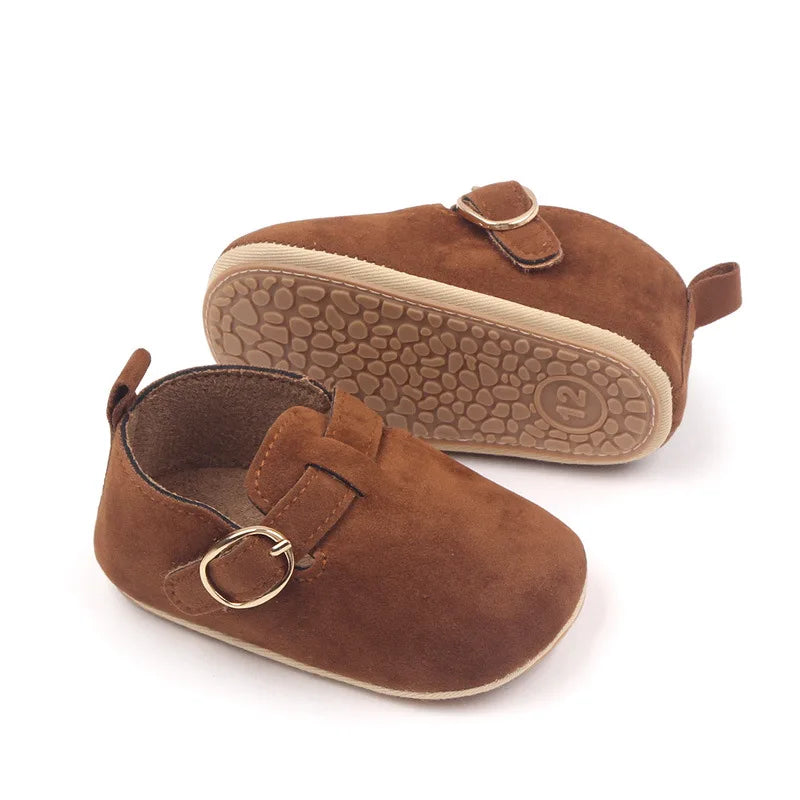 Mocassin Bébé Daim Marron