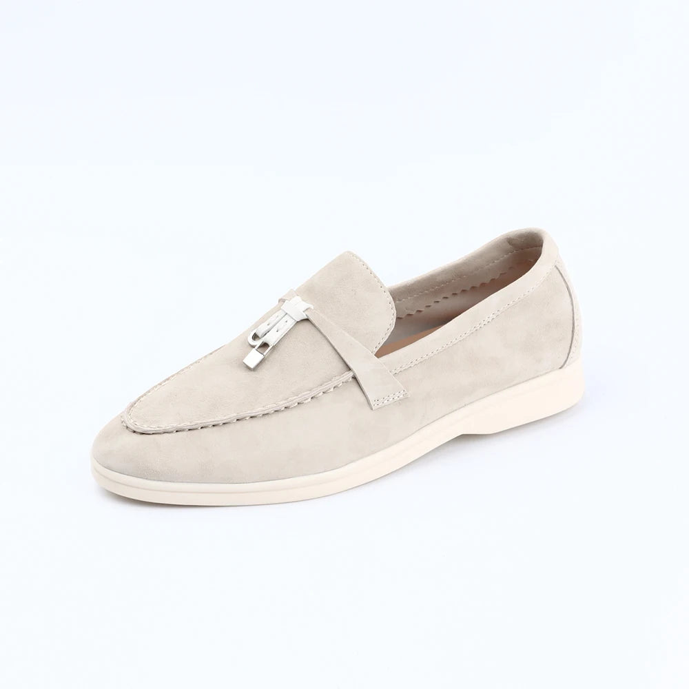 Mocassin En Daim beige à Gland