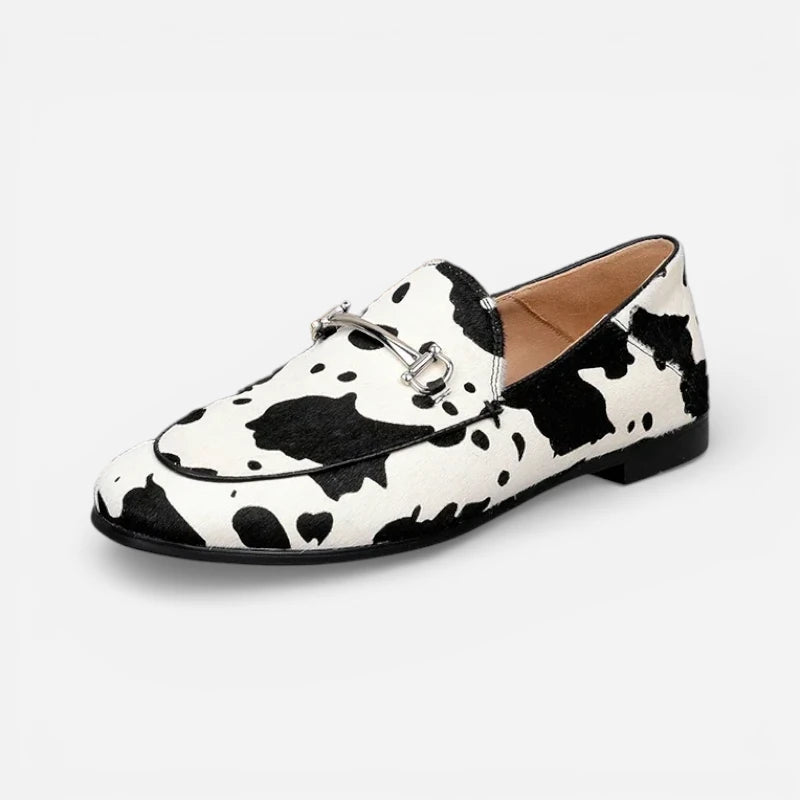 Mocassin Femme Cow Print