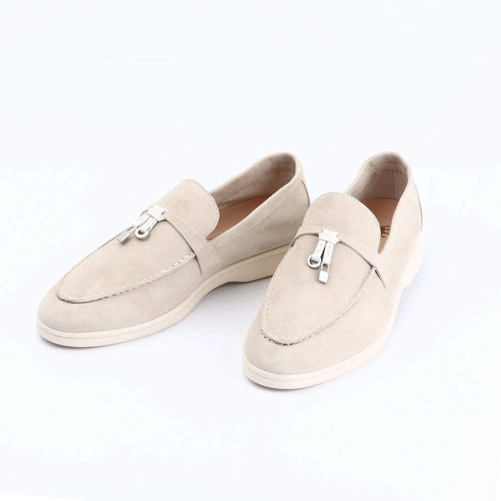 Mocassin En Daim beige à Gland