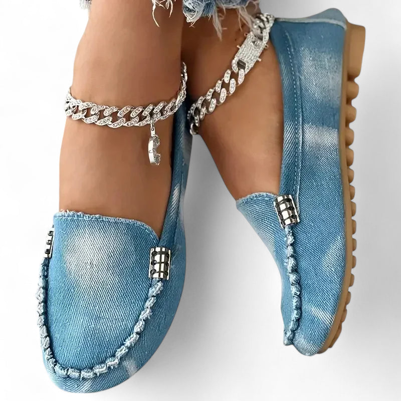 Mocassin En Jean Pour Femme