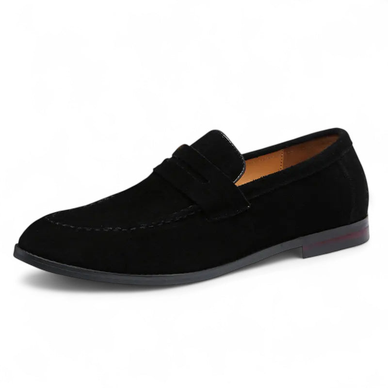 Mocassin Homme Daim Noir