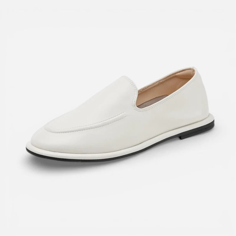 Mocassin Cuir Souple Femme