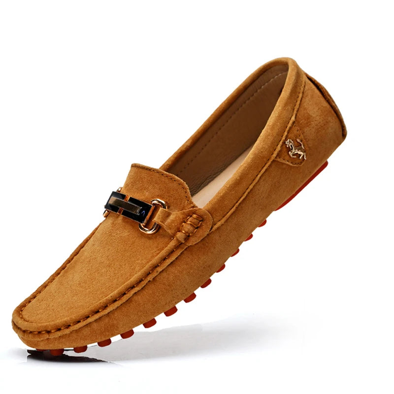 Mocassin Homme Daim Camel