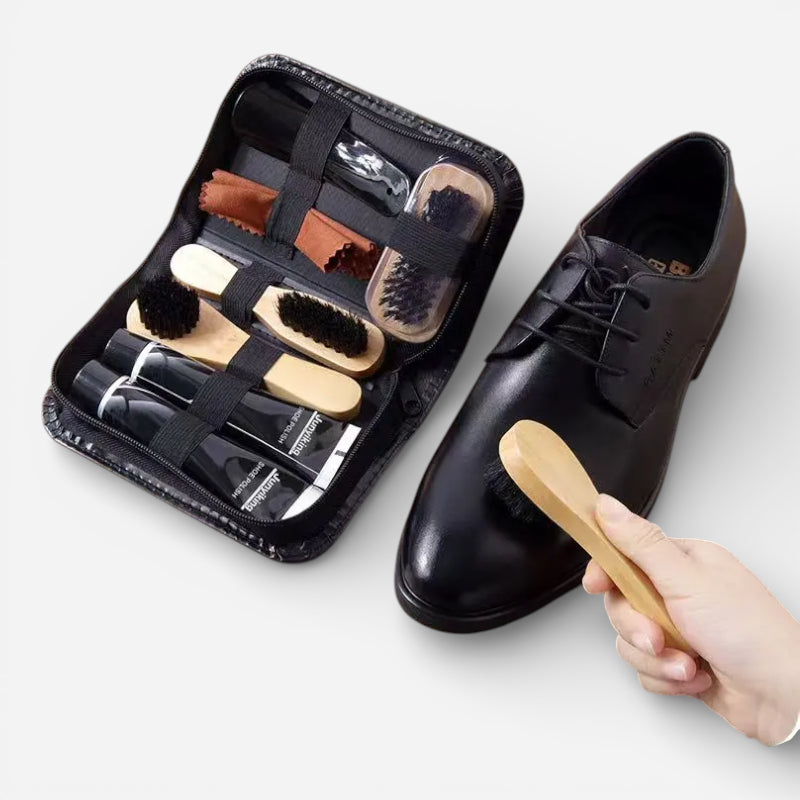 Pack Entretien Mocassin Complet – Nettoyage, Brillance & Protection Cuir / Daim