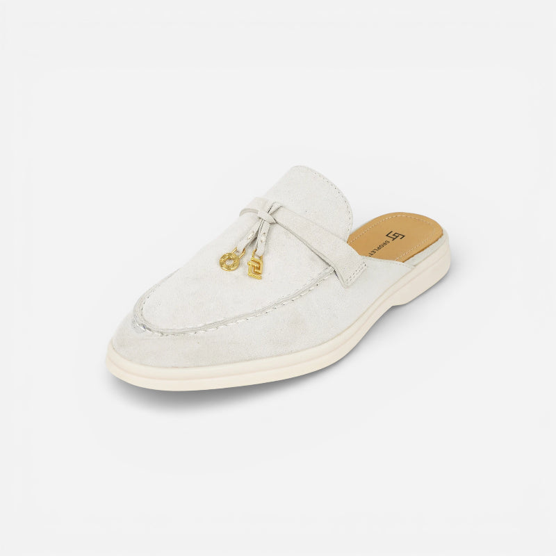 Mocassin Ouverts Blancs