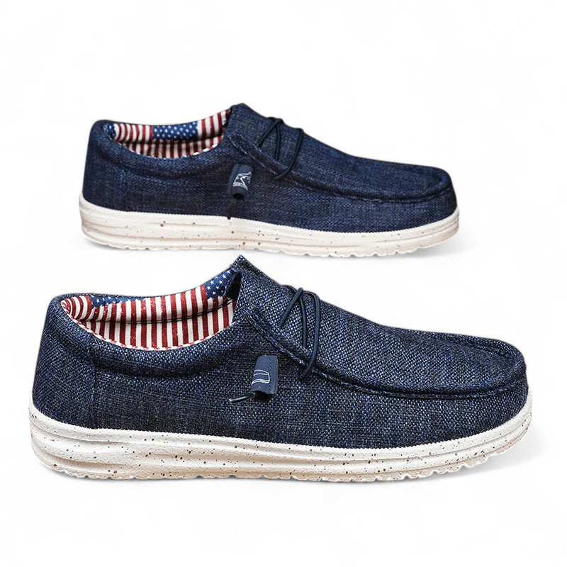 Mocassin Tendance Bleu Marine Homme