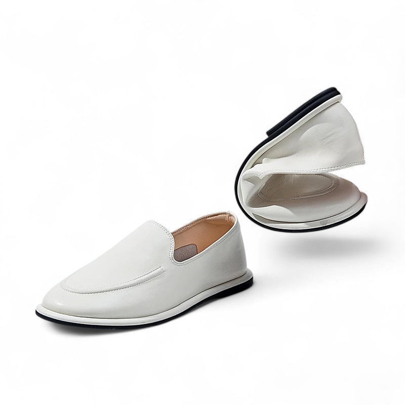 Mocassin Cuir Souple Femme