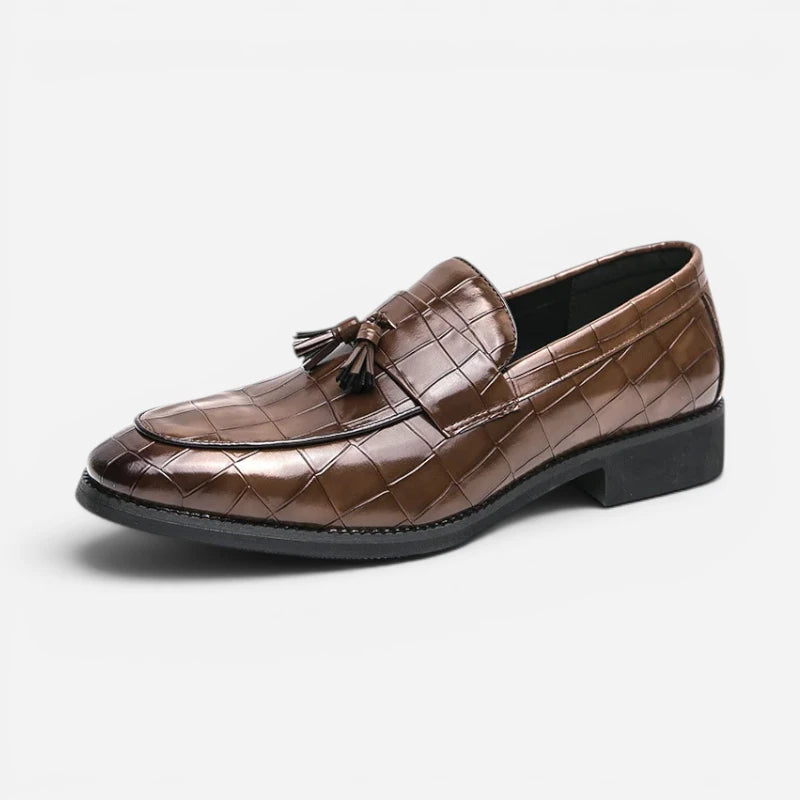 Mocassin À Gland Marron
