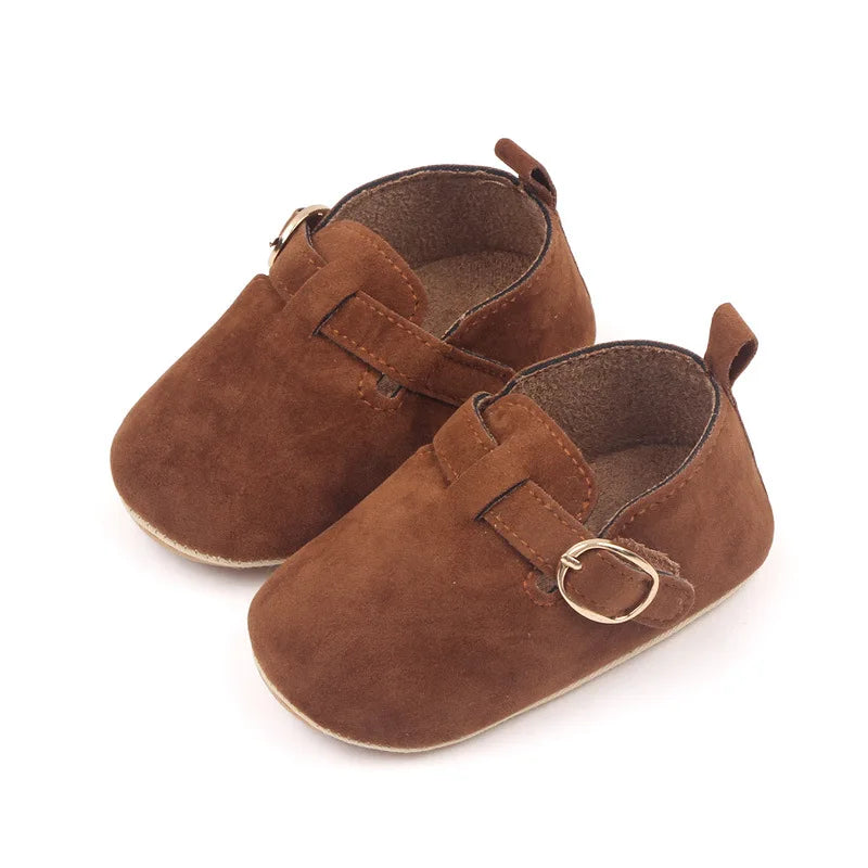 Mocassin Bébé Daim Marron