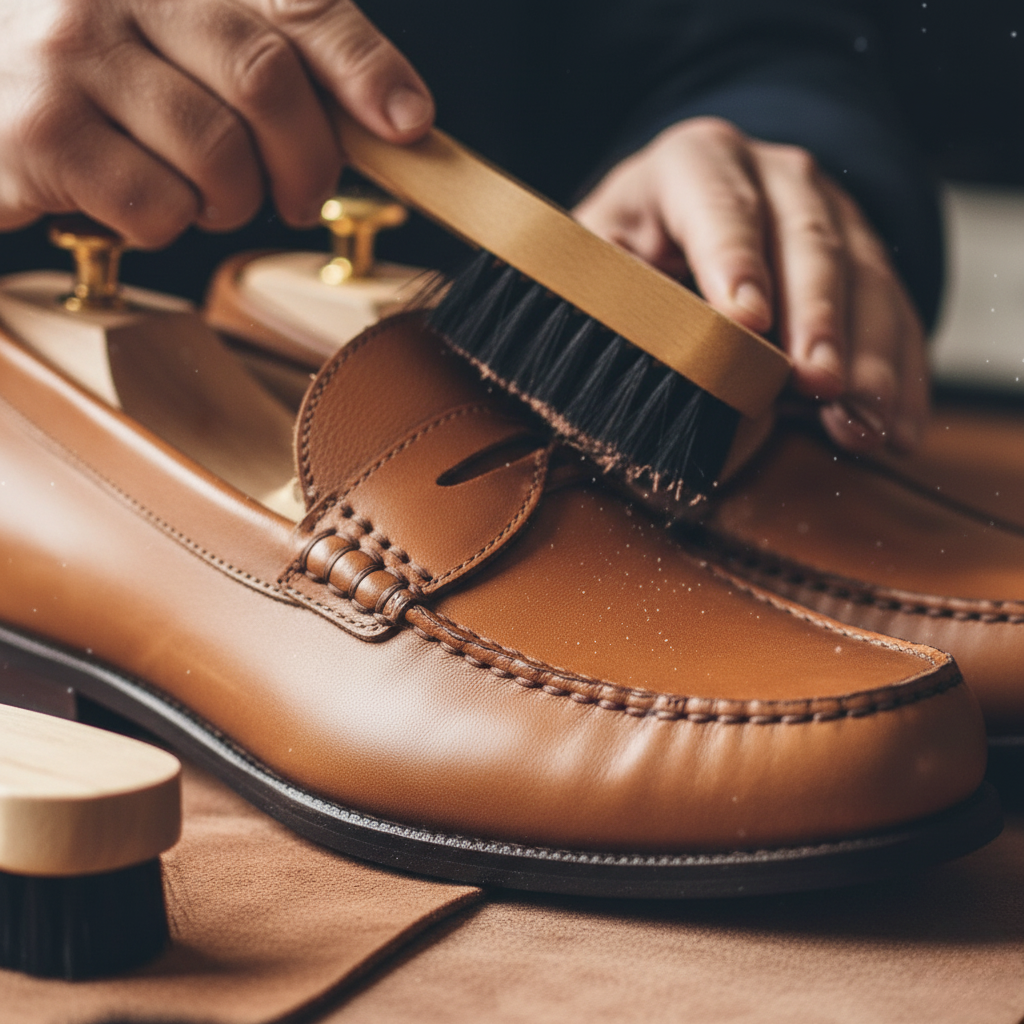 Pack Entretien Mocassin Complet – Nettoyage, Brillance & Protection Cuir / Daim