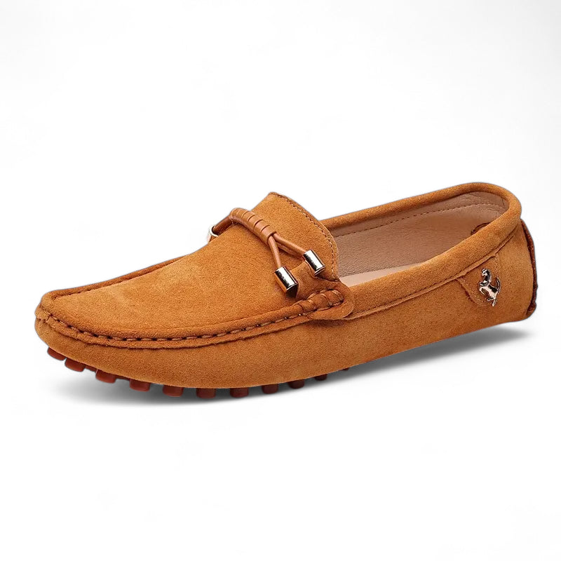 Mocassin Homme Daim Camel