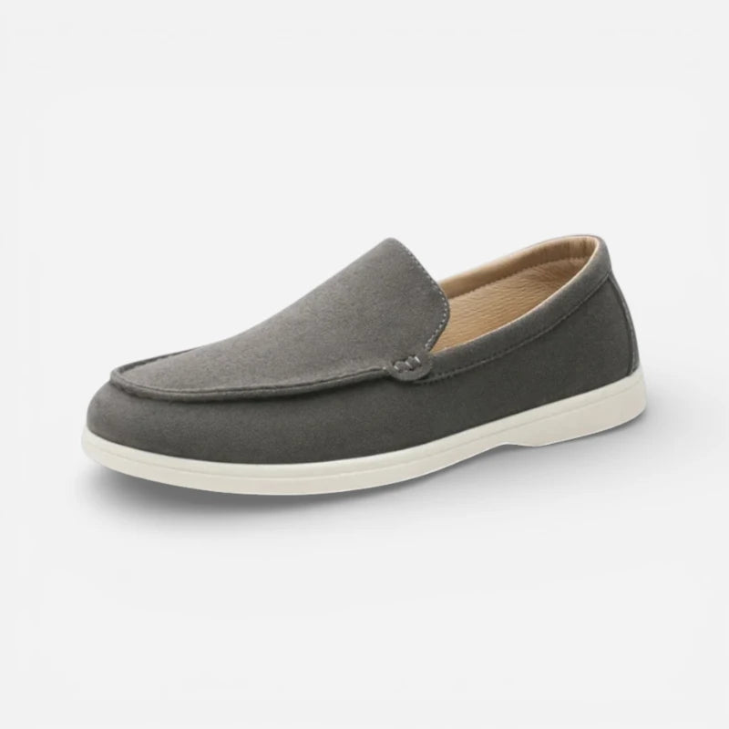 Mocassin Homme Daim Gris