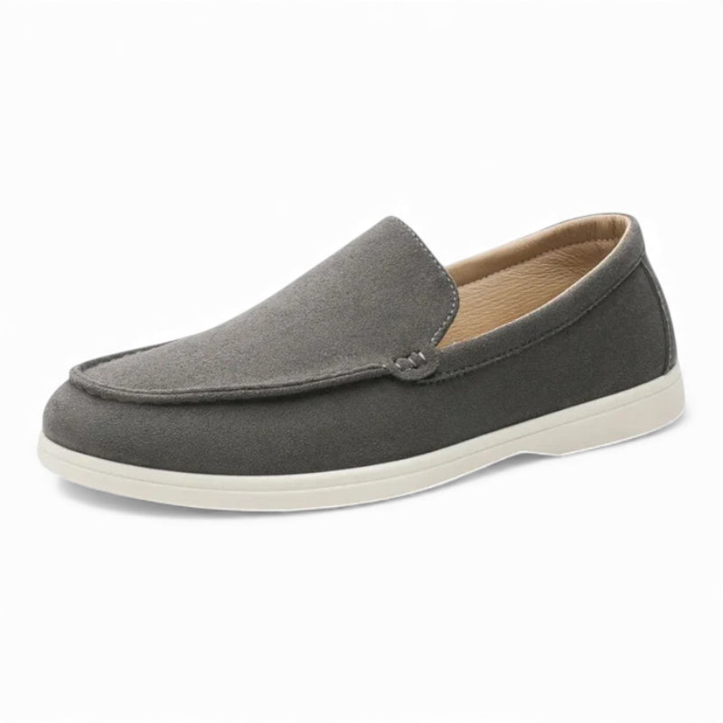Mocassin Homme Daim Gris